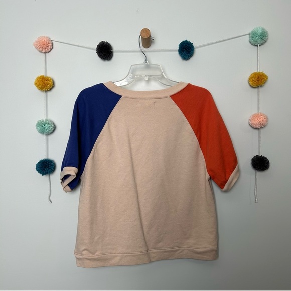 Madewell Short-Sleeve Sweatshirt in Colorblock - Picture 7 of 7